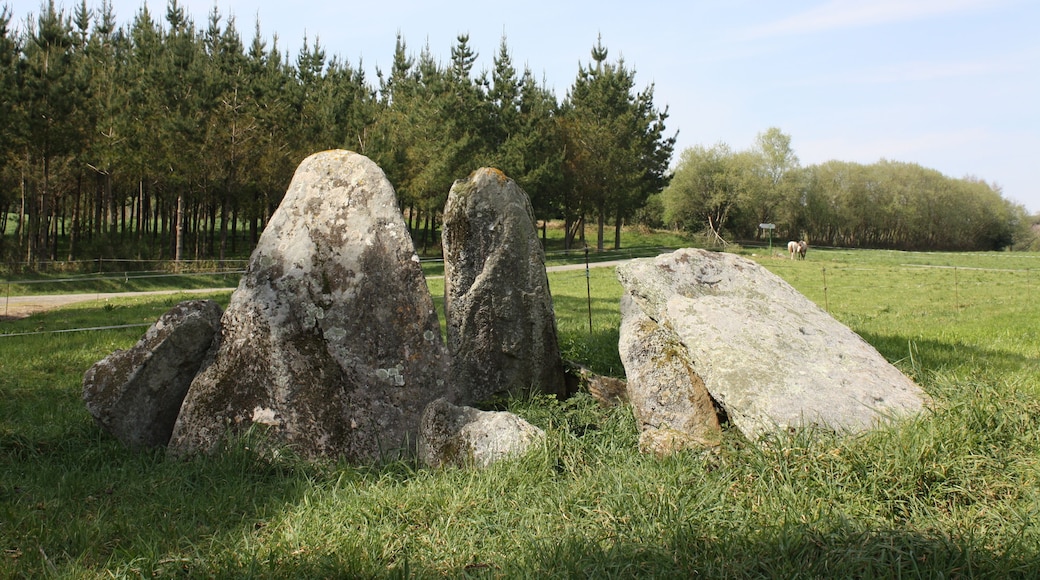 Dolmen da Pedra Moura, en Aldemunde (Carballo, A Coruña)
