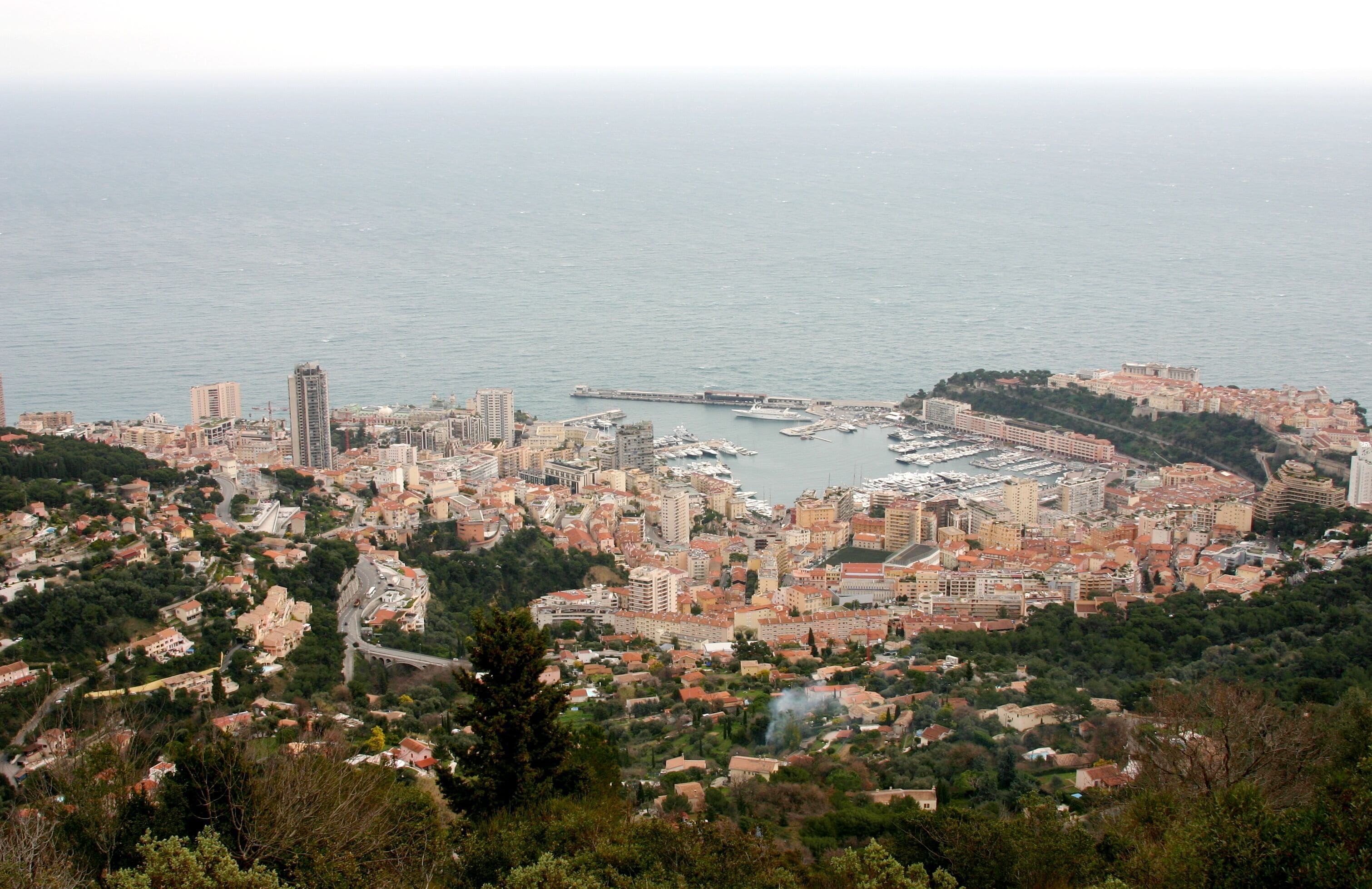 Mônaco seen from La Turbie