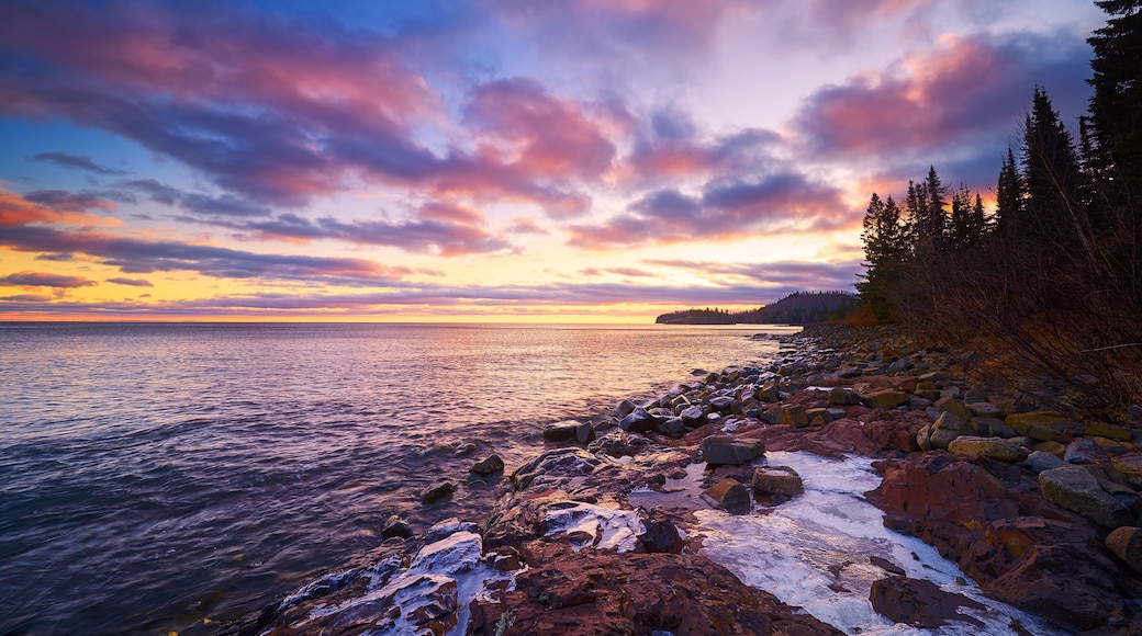Sunset Lake Superior