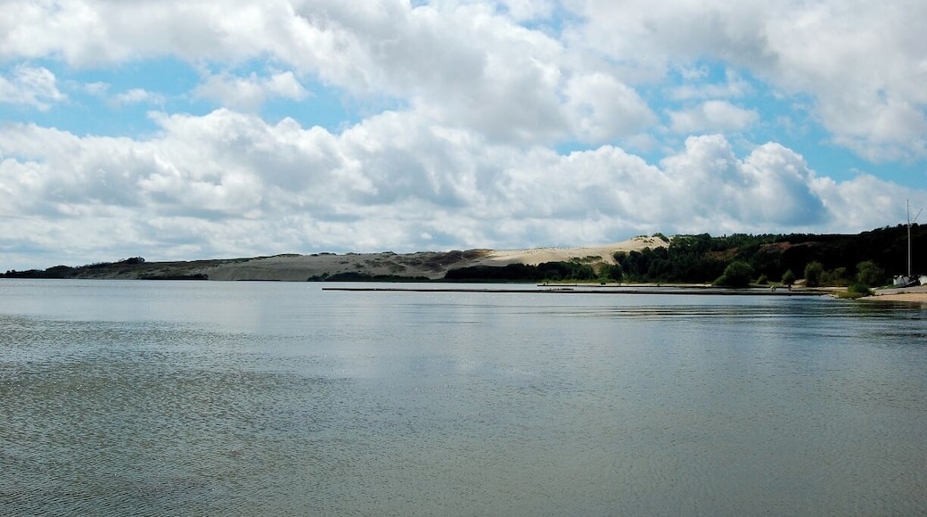 Human habitation of this elongated sand dune peninsula, 98 km long and 0.4-4 km wide, dates back to prehistoric times. Throughout this period it has been threatened by the natural forces of wind and waves. Its survival to the present day has been made possible only as a result of ceaseless human efforts to combat the erosion of the Spit, dramatically illustrated by continuing stabilisation and reforestation projects.