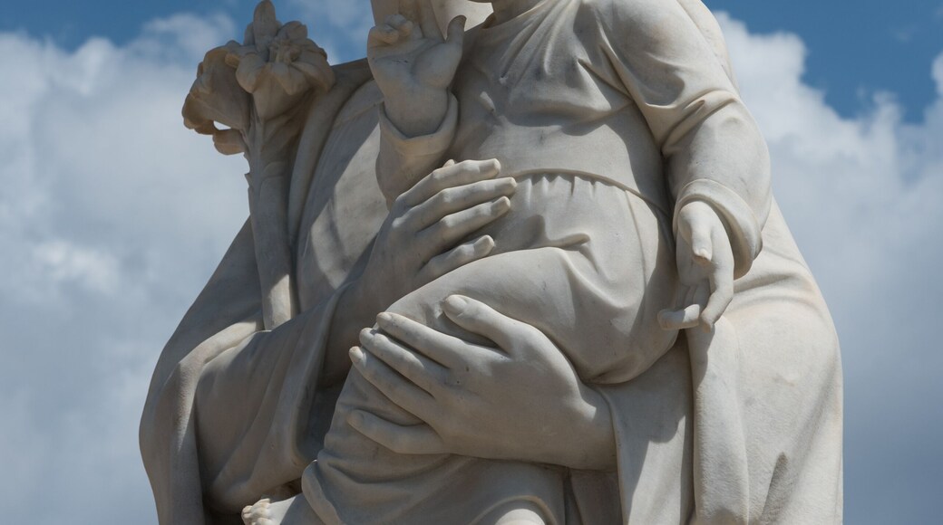 Marble statue at Ta Pinu, Malta