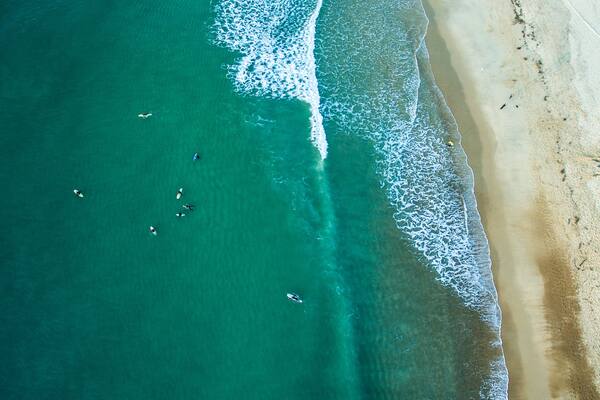 Beach from the sky - Seignosse - France, Shutterstock ID 676631260, Purchase Order: -