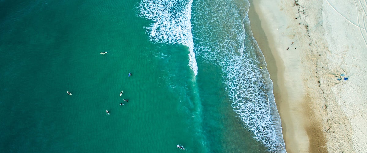 Beach from the sky - Seignosse - France, Shutterstock ID 676631260, Purchase Order: -