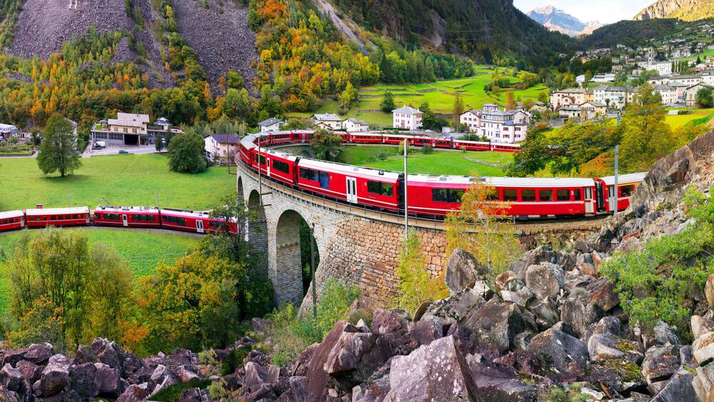 Bruzio bridge viaduct