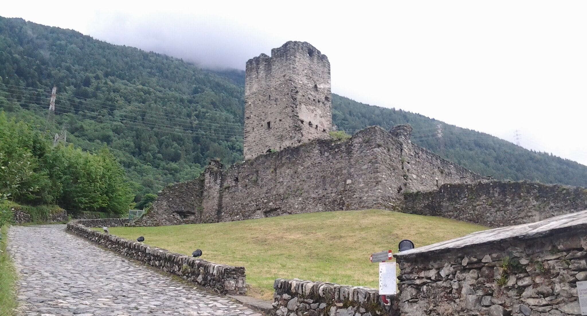 santa Maria castle Tirano (Italy)