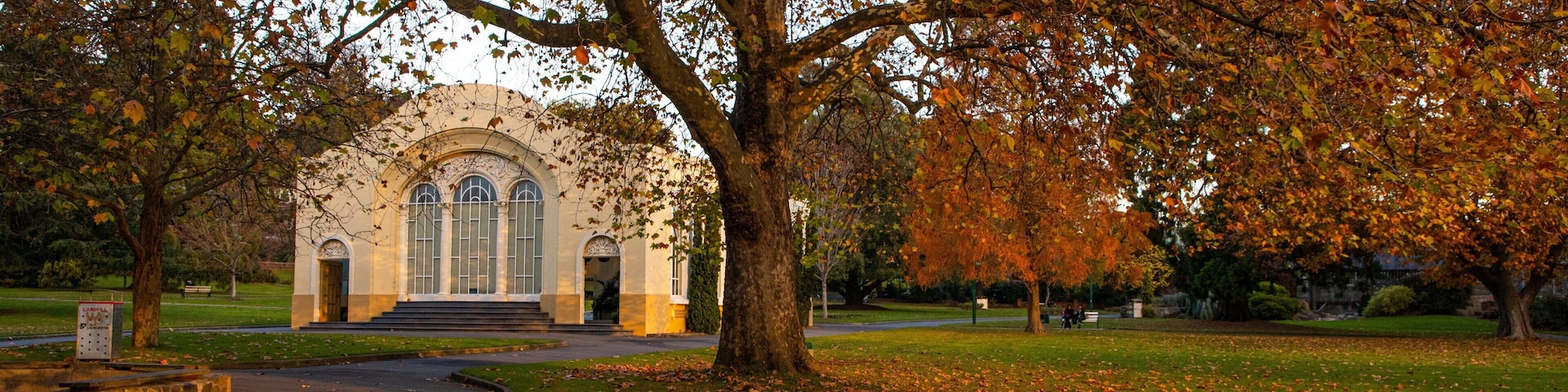 City Park featuring autumn leaves and a park