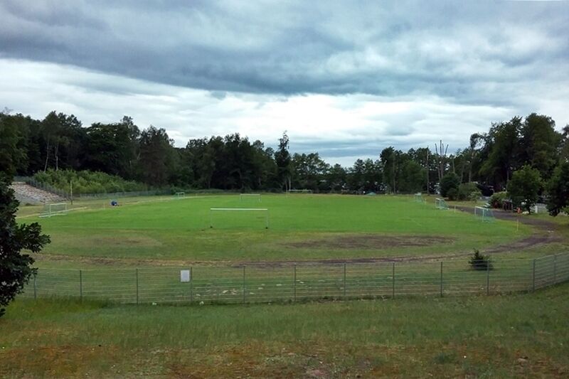 Stadion am Werbellinsee auf dem Gelände des EJB Werbellinsees