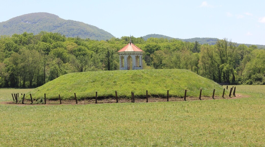 The Nacoochee Indian Mound in the Sautéed Valley of White County, GA.