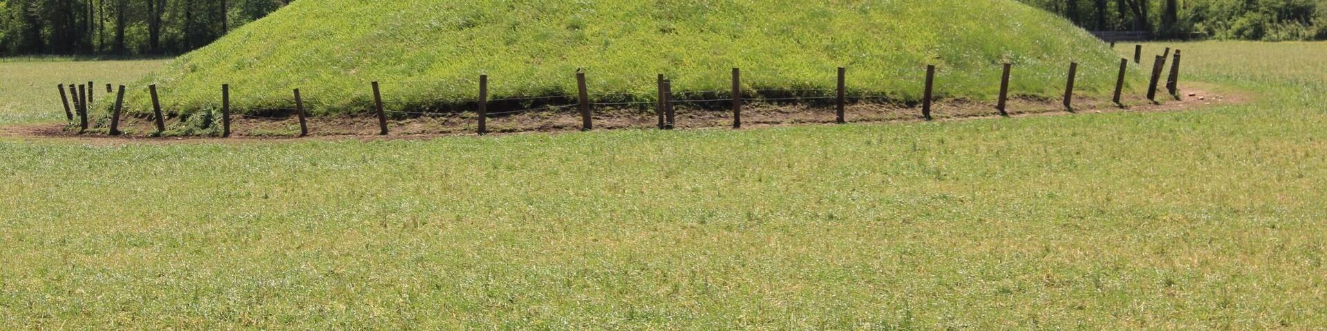 The Nacoochee Indian Mound in the Sautéed Valley of White County, GA.