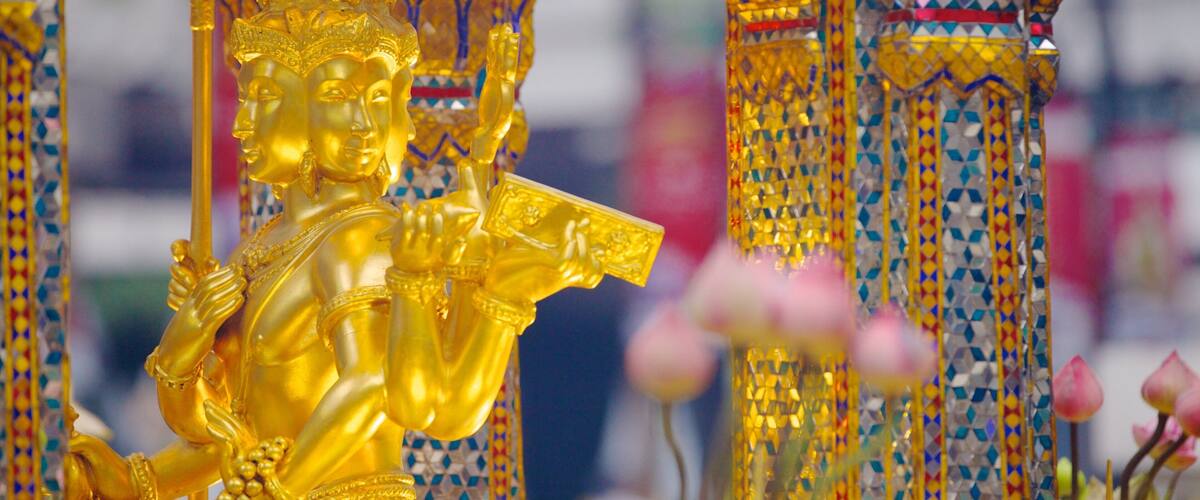Erawan Shrine showing religious aspects