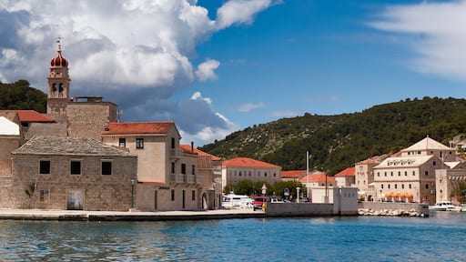 Pucisca, Croatia, Panorama of the city