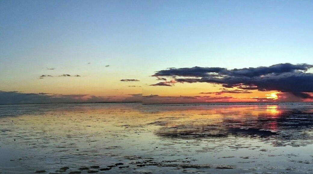 Sunset at Snettisham Beach on the beautiful North Norfolk coast
