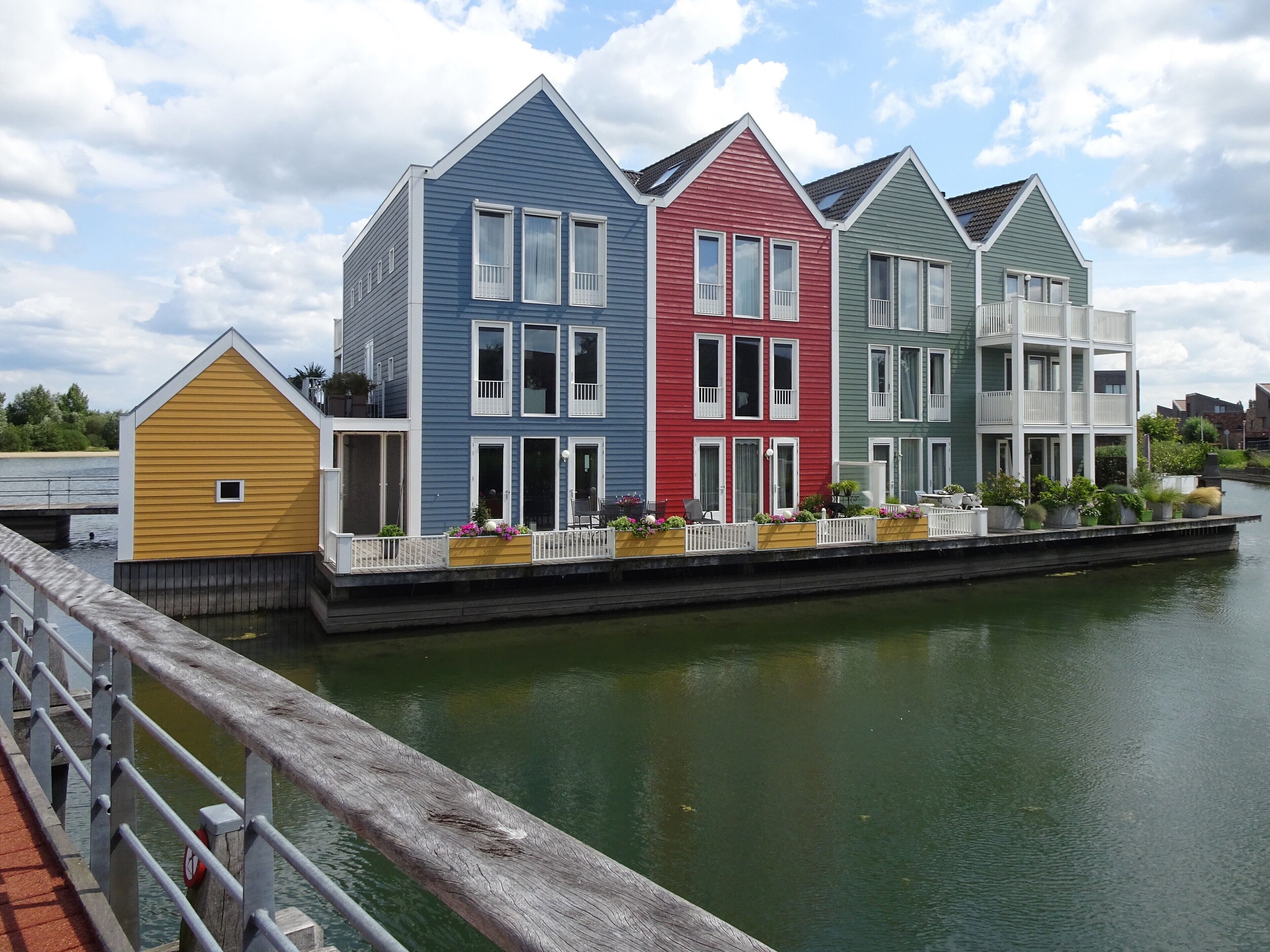 These colourful houses were designed by the Dutch architect Hans Been in 2005. His project was inspired by the colours of Willemstad (Curaçao) and the fishermen's houses of Marken (the Netherlands).  #Architecture  #LocalSecrets  #Trovember