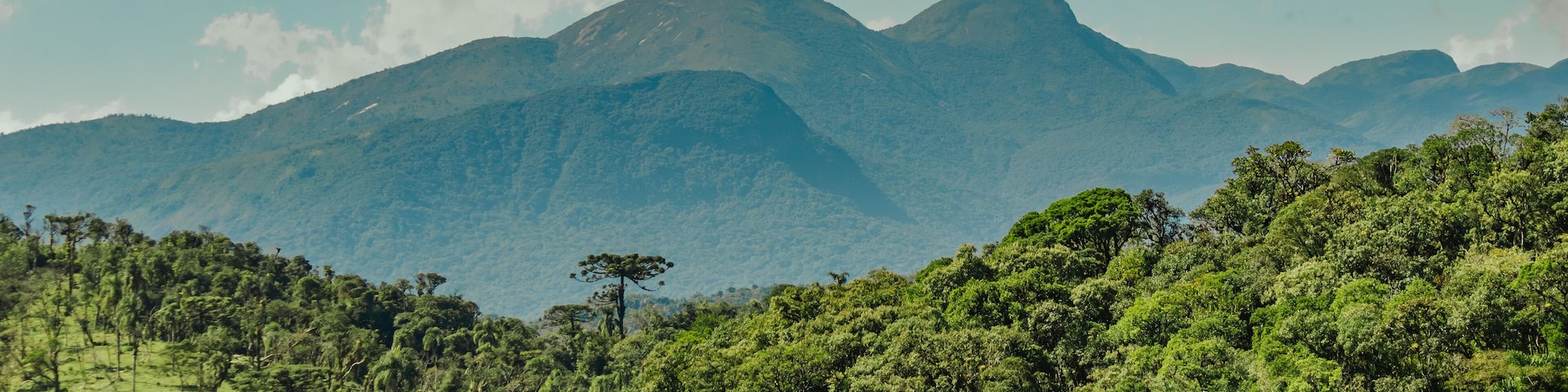 clouds over the mountains