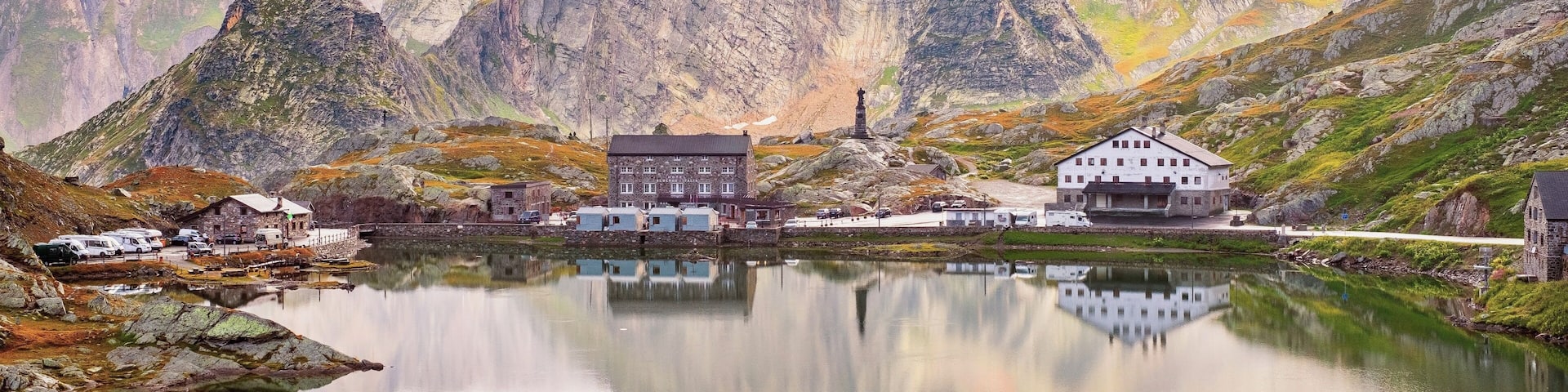 For the views and travelling over the third highest mountain pass in Switzerland ! You can even stay over night