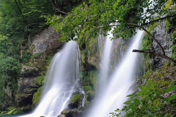Beautiful Waterfall after a long walk from Kranjska Gora