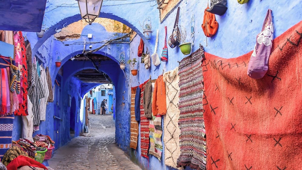 Medina - Chefchaouen, Morocco
It is known for the blue washed walls and doorways in the old city. Narrow alleys, cobbled walkways, stairs up and down, leading in all directions.
Chefchaouen's powder blue buildings mirror the cloudless Moroccan sky - but religious rather than stylistic reasons are behind the design choice. Jewish teachings suggest that by dyeing thread with tekhelel (an ancient natural dye) and weaving it into prayer shawls, people would be reminded of God's power. The tradition lives on in the regularly repainted blue buildings.
The walls are adorned with carpets, purses, blankets, paintings and much more. It was quite an adventure to get lost in the tiny lanes and alleys and discover the many berber shops and products.
#FindingtheUniverse
