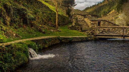 Ancient town of Taramundi Asturias Spain