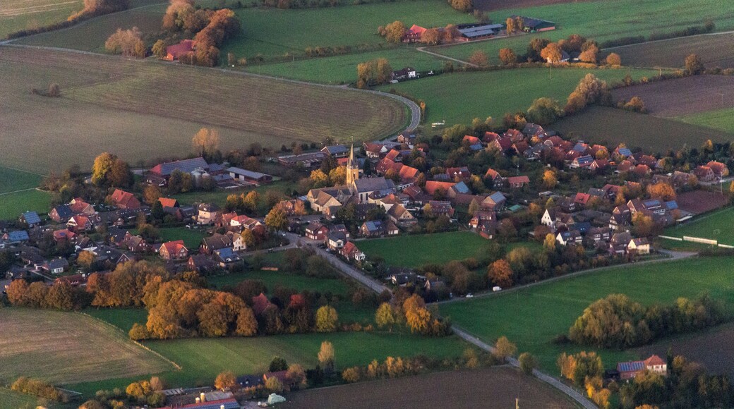 Note: The photo was taken from an airplane and was photographed through glass.