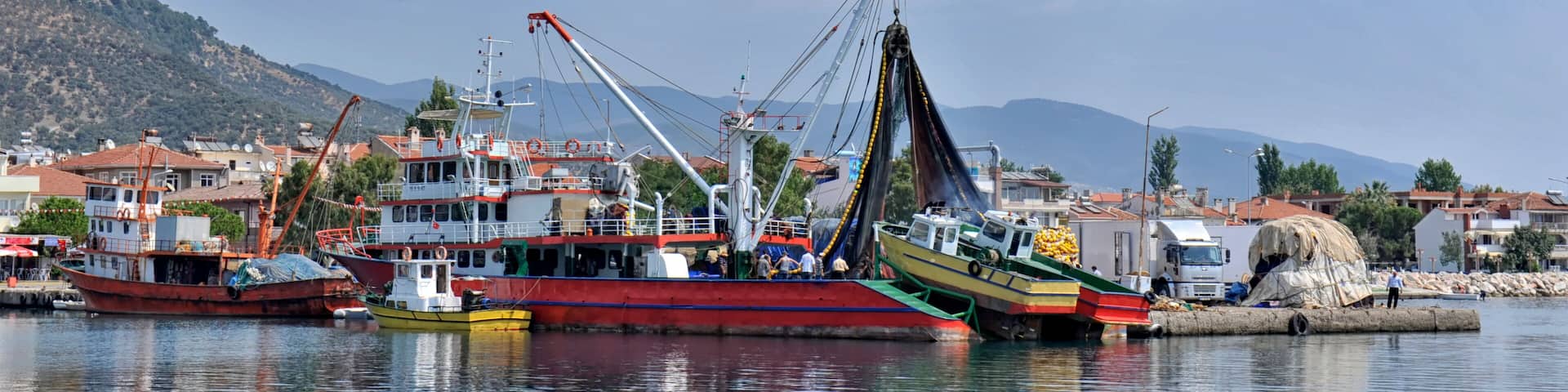 Fishing Port, Kucukkuyu, Turkey