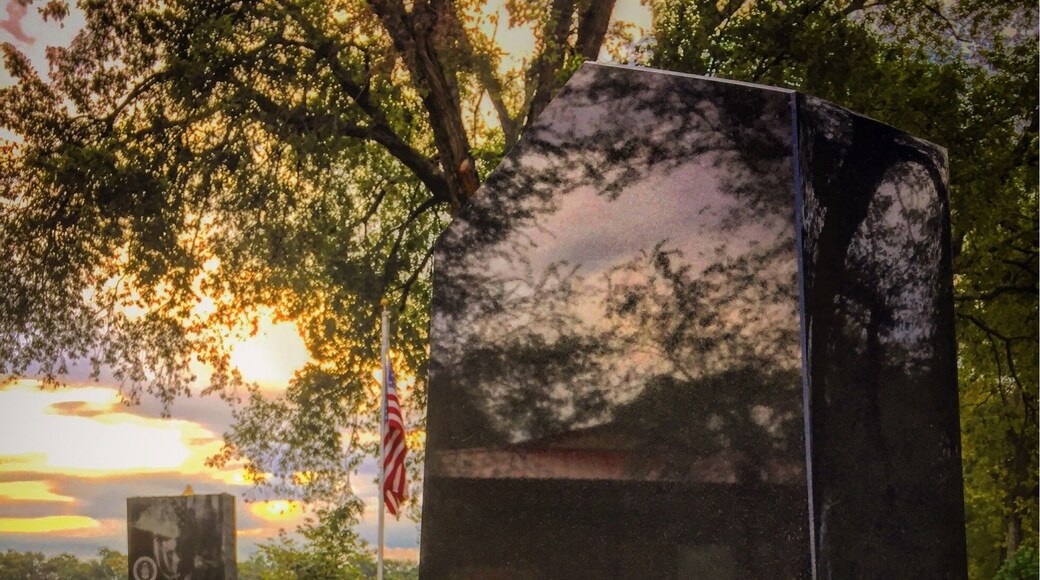 Very patriotic spot in Goldsby, Oklahoma.