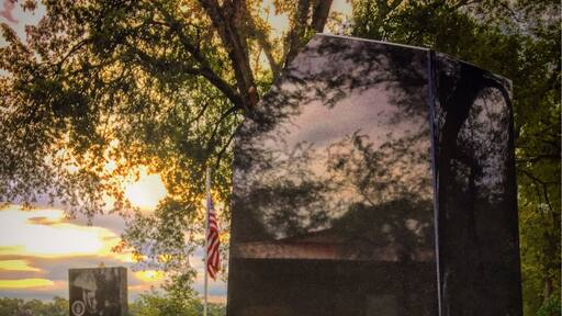 Very patriotic spot in Goldsby, Oklahoma.