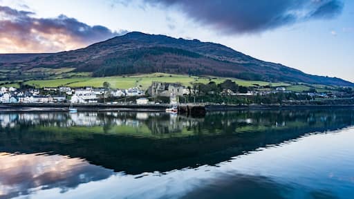 Panorama Overlooking Carlingford Lough. Co Lough. Ireland