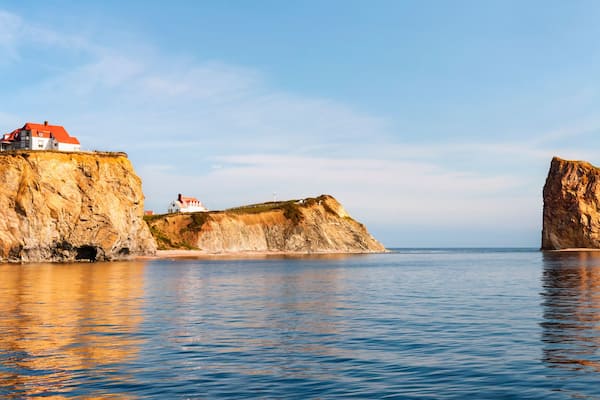 Perce Rock at Gaspe Peninsula