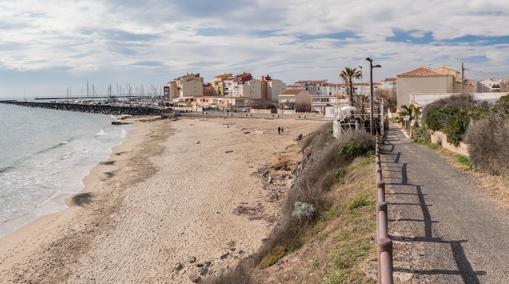 Panorama de la plagette à Agde.