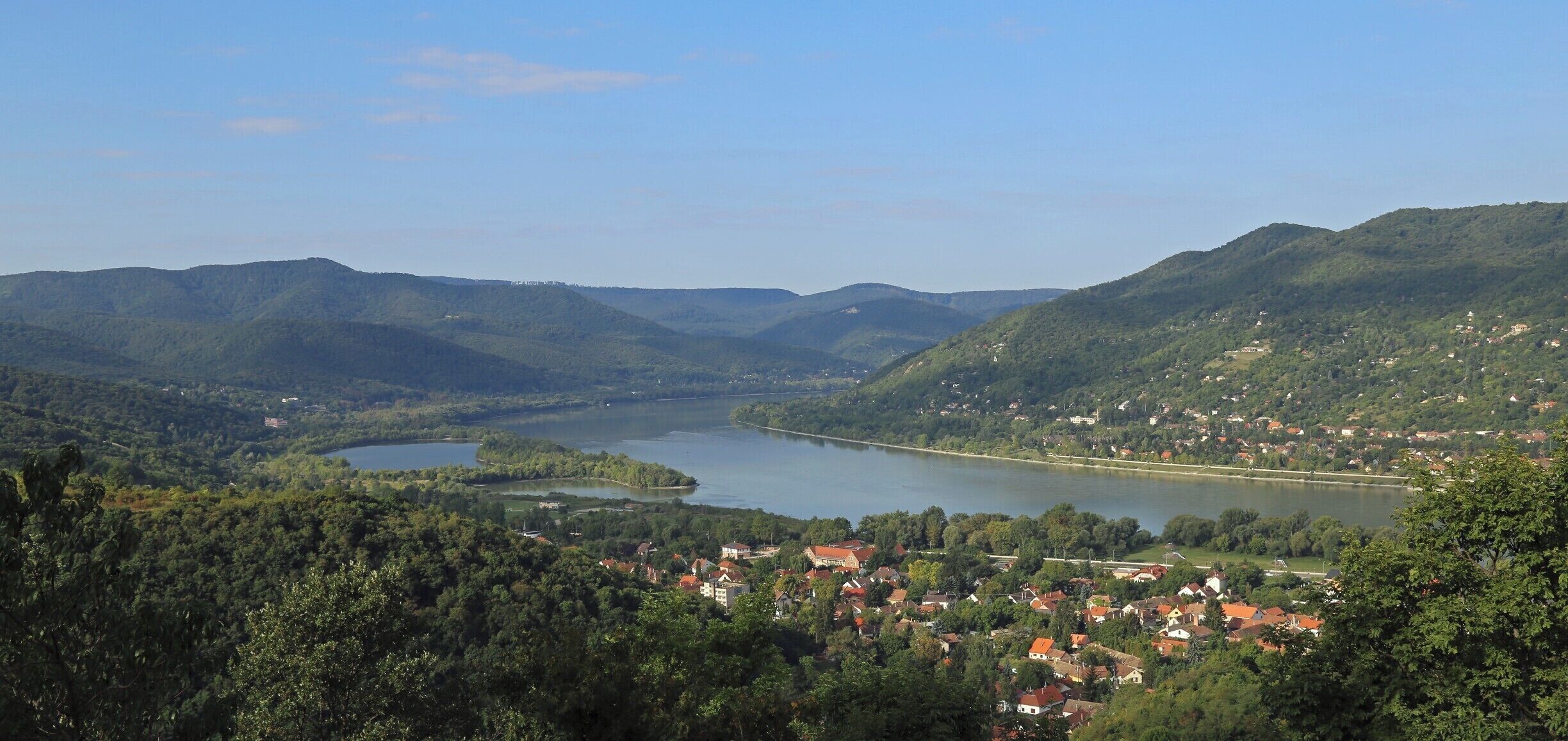 The Danube bend is truly breathtaking.