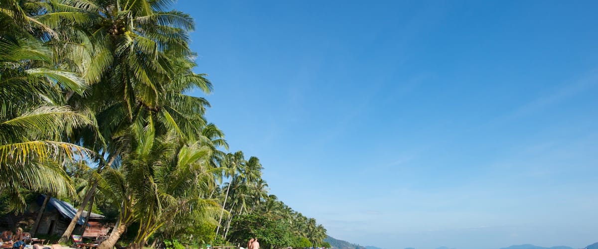 Thailand showing general coastal views, tropical scenes and a sandy beach