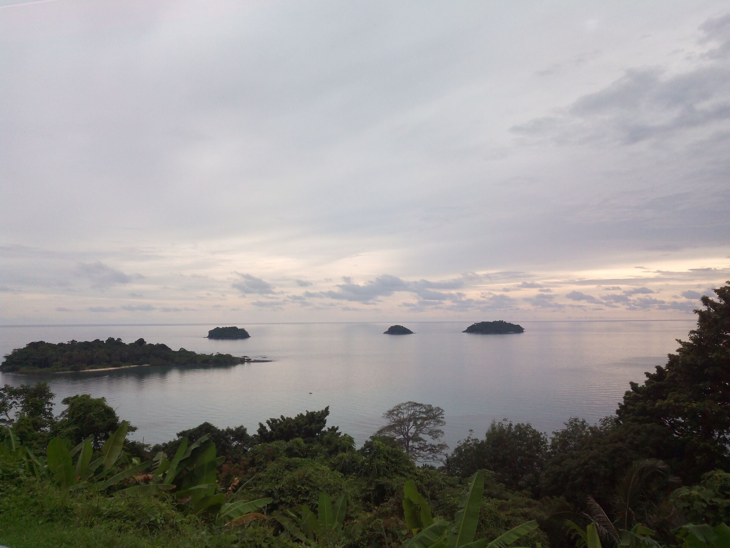 The view at Kai Bae beach viewpoint at Koh Chang.