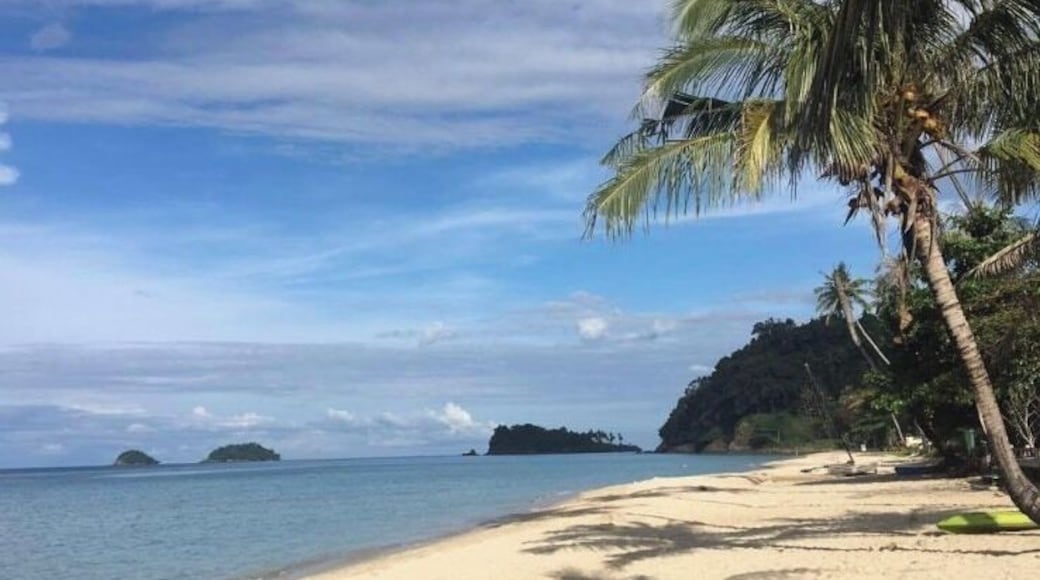 Catch the ferry across to Koh Chang. Nature beach resort is on the beach and has its own pool, by the beach. Stunning views try the Pad Thai ! #LifeAtExpedia