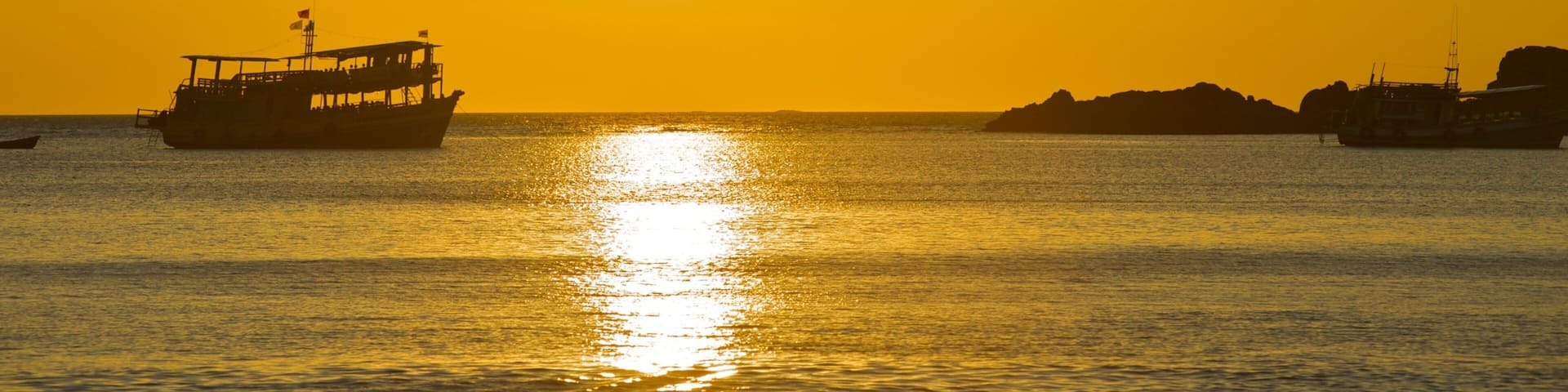 Thailand which includes a sunset, boating and general coastal views