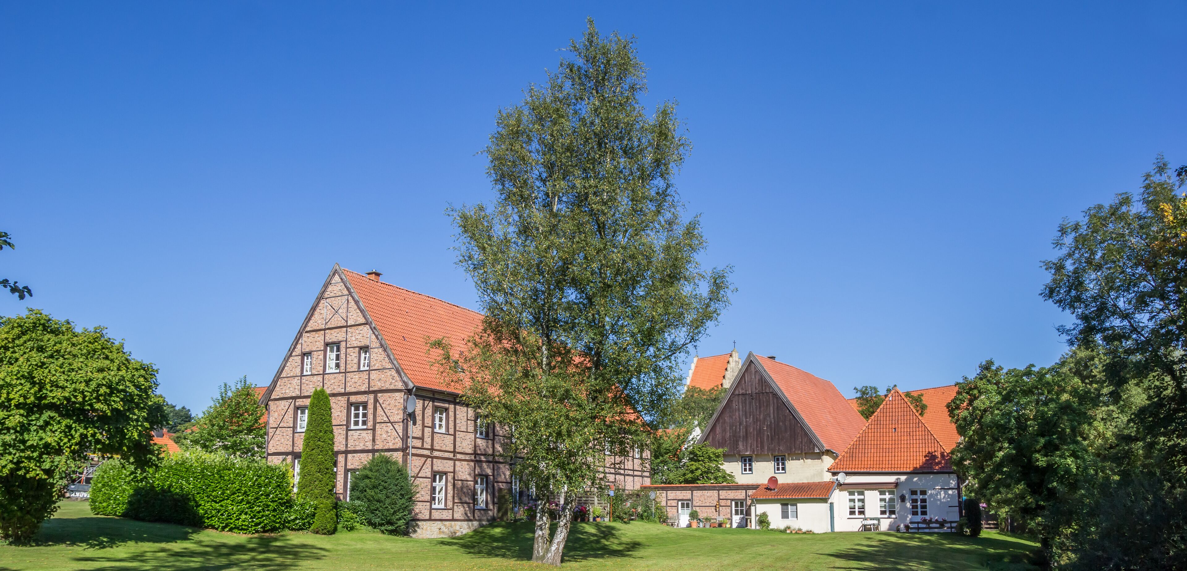 Panorama of the Kommende of Steinfurt