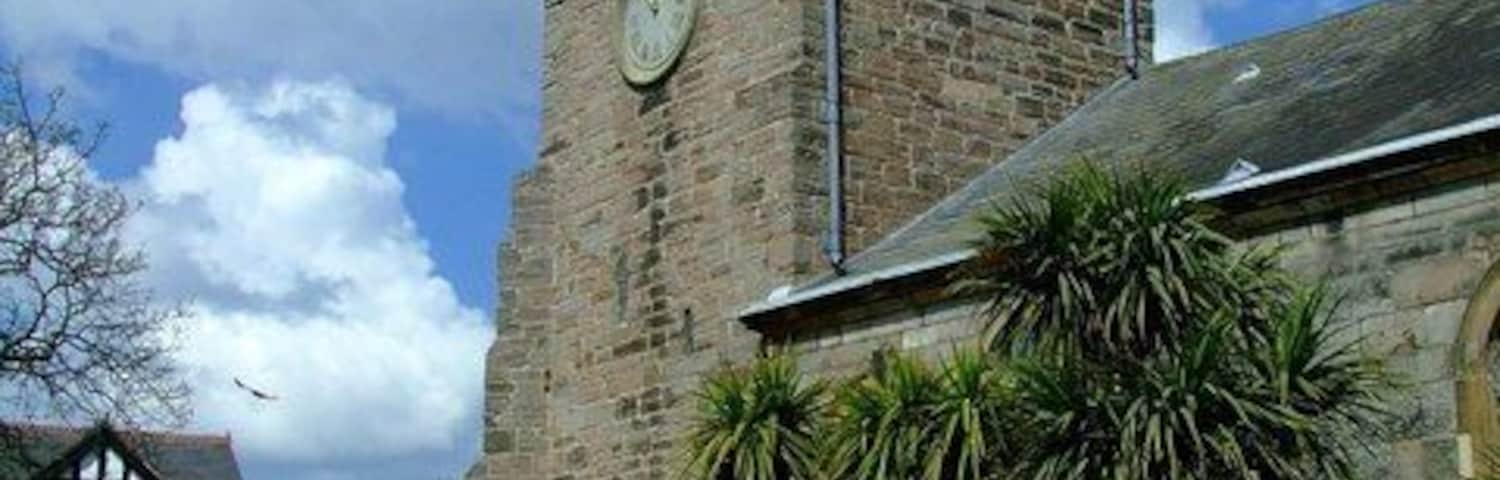 St Chad's church, near to Poulton-le-Fylde, Lancashire, Great Britain.