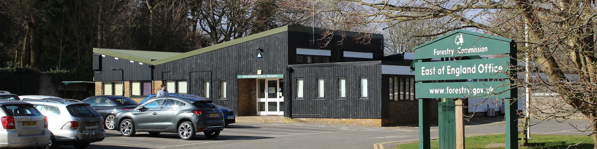 East of England office of the Forestry Commission, Santon Downham, Suffolk.
