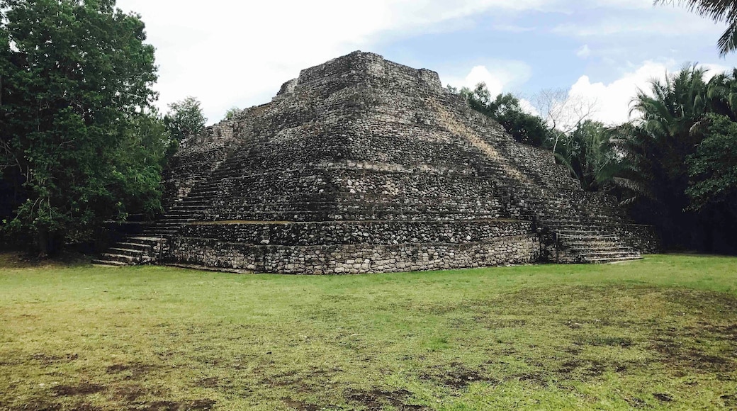 Amazing cruise excursion to see the Mayan ruins! Bus from the Costa Maya cruise port about an hour to the ruins. Tour guide was so knowledgeable about Mayan #culture