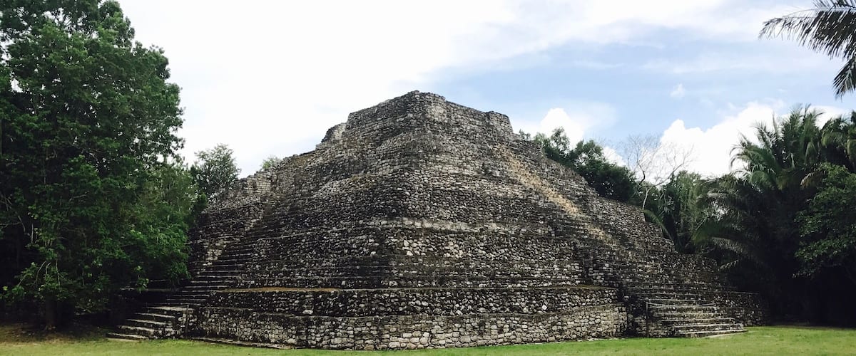 Mayan ruins tour in Costa Maya. #Patterns from 1000s of years ago.