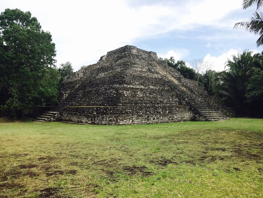 Mayan ruins tour in Costa Maya. #Patterns from 1000s of years ago.