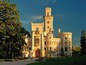 September 2007
Chateau Hluboká
This castle is considered as one of the most beautiful in Czech republic. Originally a gothic Royal castle built in 13th century during reign of king Premysl Otakar II, rebuilt in rennaisance and baroque style until getting its current Neogothic appearance from 1841-71 after Windsor castle example. The Neogothic Chateau belonged to Counts of Schwarzenberg until 1947 when it was confiscated and nationalized. There is a nice big surrounding English park. The chateau is opened to public and counts as one of the most visited in our country.
