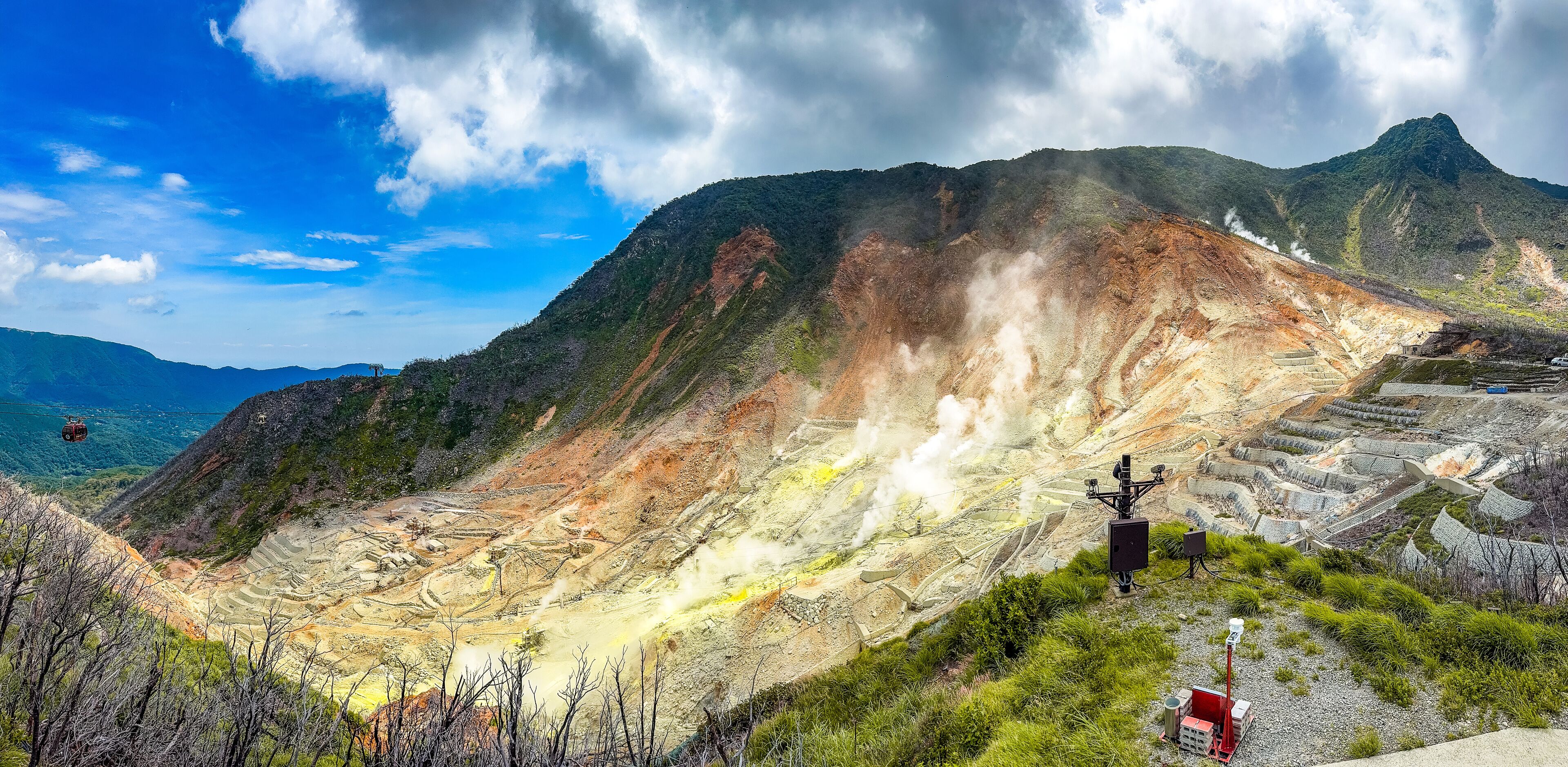 Owakudani volcanic valley in 1251 Hakone, Ashigarashimo District, Kanagawa, Japan