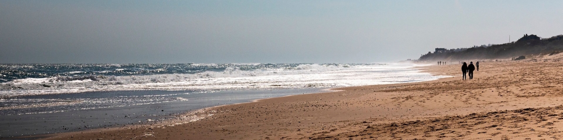 Montauk Beach on a cool April day