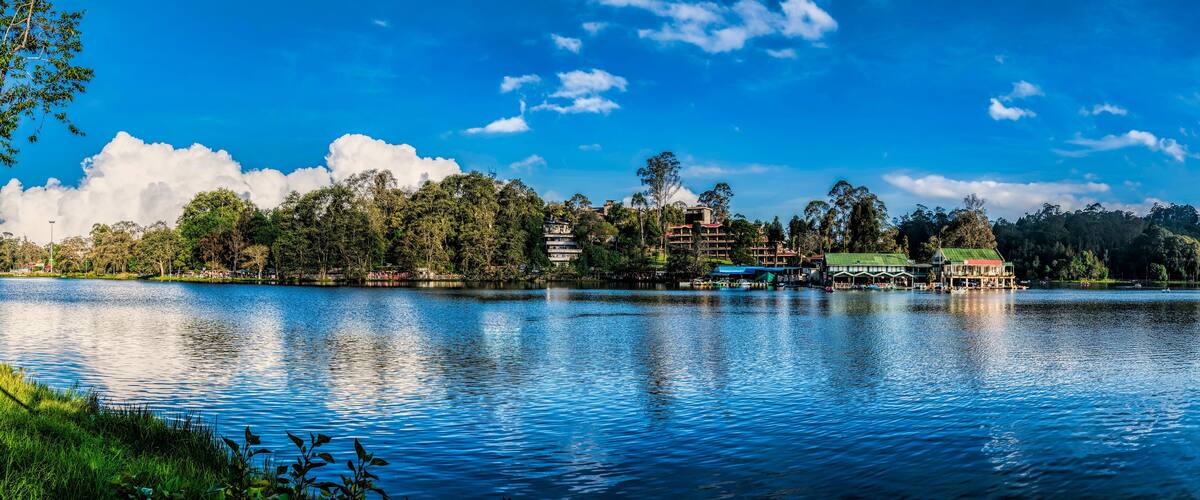 Kodaikanal Lake Panorama (Princess of Hill stations), Tamil Nadu, India