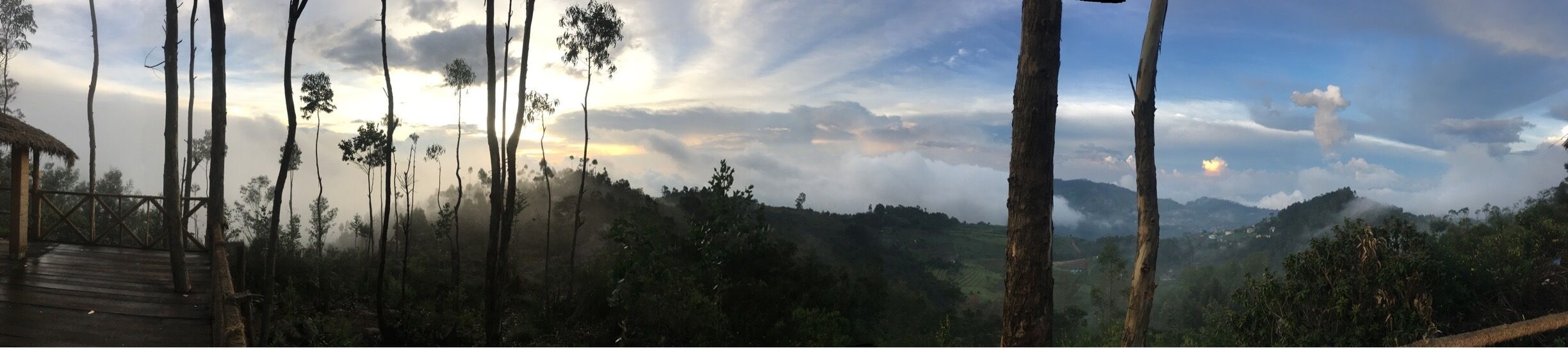 View of the Misty mountains off Naidupuram in Kodaikanal. This was in September when rains are heavy and the valley view is breathtaking. You can only experience peace at a place like this.