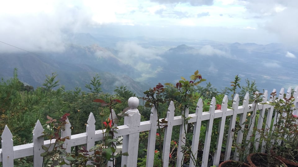 View from the beautiful cottage that I stayed at in Vattakanal
