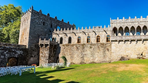 Very well preserved castle in northern Spain, Sotomayor Castle, Galicia.