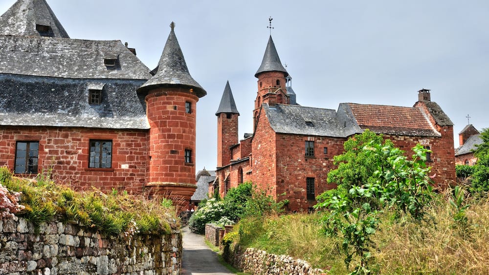 France, the picturesque village of Collonges la Rouge