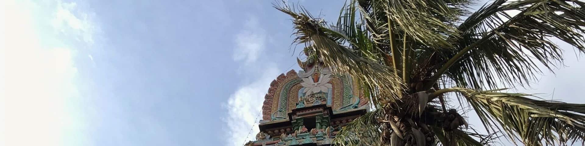 Adi Kesava Temple is dedicated to Hindu god Vishnu located in Sriperumbudur, Kanchipuram district, in the South Indian state of Tamil Nadu.
Apparently 1500 years old.