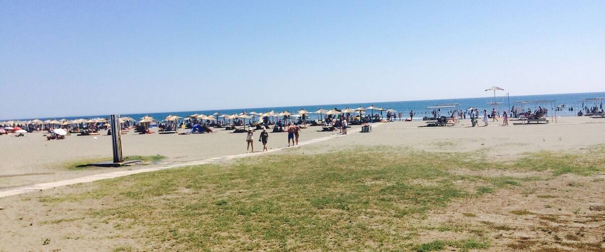 The longest beach in Montenegro.